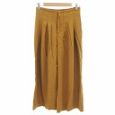 【中古】ラ・ルモワール・ドゥ・リュクス larmoire de luxe ワイドパンツ バギー タック F キャメル /OU レディース 【ベクトル 古着】 2...
