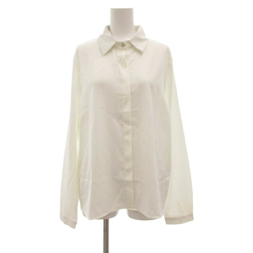 【中古】プリマゼル Primazel ブラウス プルオーバー ビジューボタン M 白 ホワイト /IU レディース 【ベクトル 古着】 251110