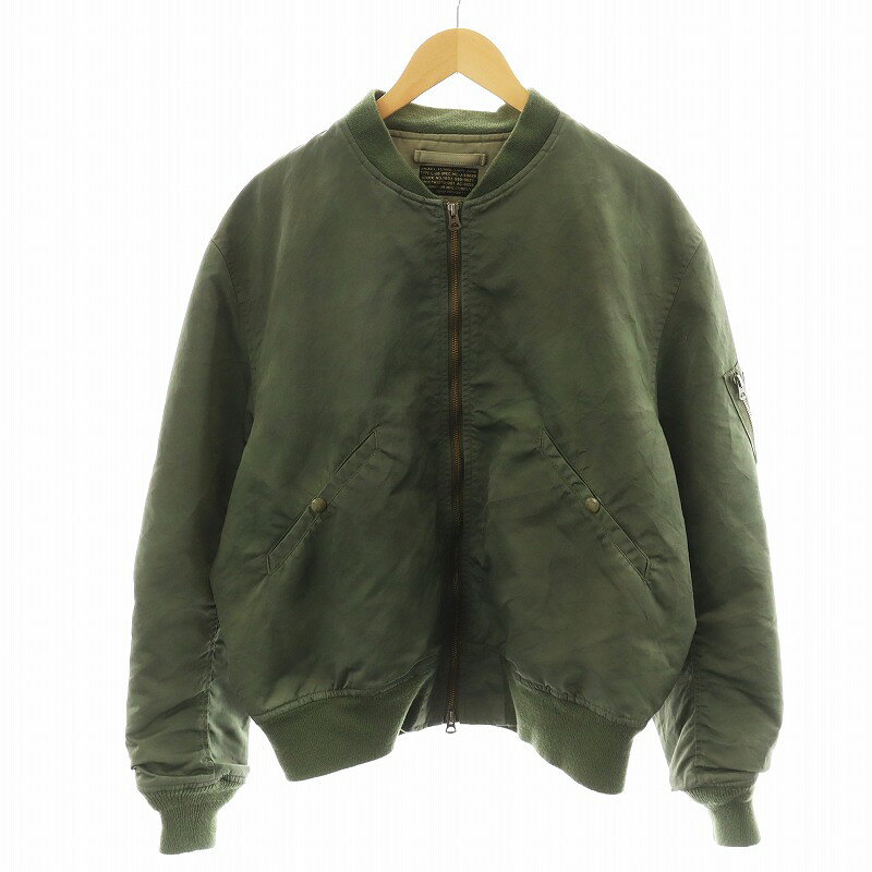 【中古】シュタンバウム STAMMBAUM L-2B Short ブルゾン ジャケット 中綿 ナイロン M カーキ 1903-14-BSP-LAP01-A /AN41 メンズ 【ベクトル 古着】 251119