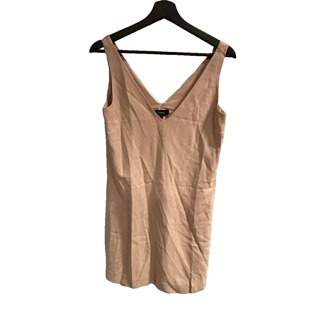 乐天商城 - 【中古】セオリー Theory 17AW ワンピース ノースリーブ ひざ丈 Vネック P ピンク ■TC レディース 【ベクトル 古着】 260125