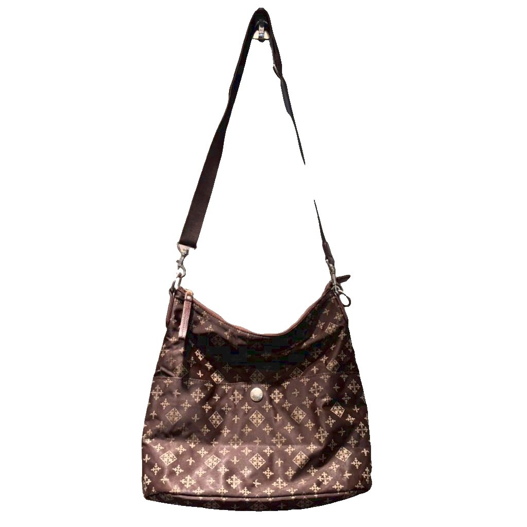 【中古】ラシット RUSSET ショルダーバッグ 総柄 茶 ブラウン ■GY99 レディース 【ベクトル 古着】 260419