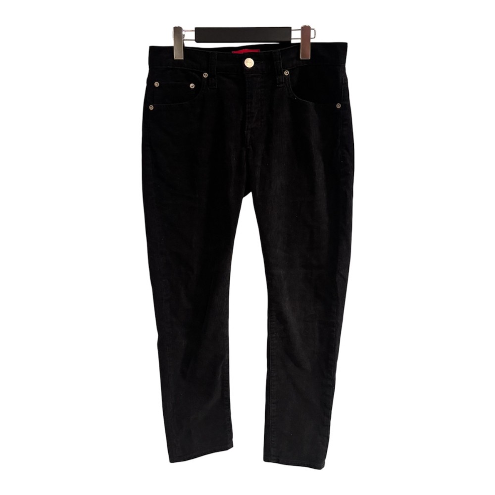 【中古】ビームス BEAMS × RED CARD コーデュロイ パンツ 30 黒 ブラック ■GY99 メンズ 【ベクトル 古着】 260424