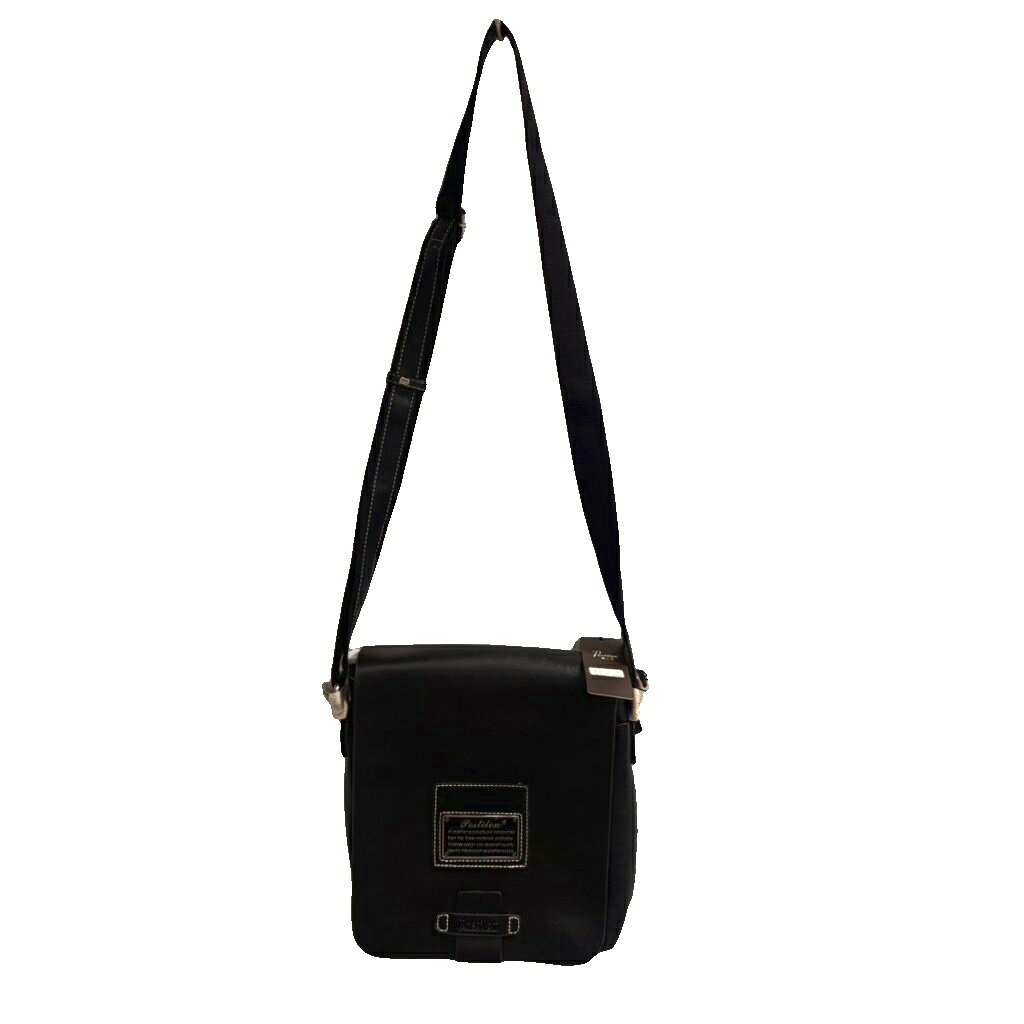 未使用品 Postilen 美品 レザー ショルダーバッグ 本革 黒 ブラック ■GY99 レディース  260615