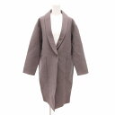 【中古】カロリナ グレイサー CAROLINA GLASER チェスターコート ジャケット シングル グレー /HO● 0117 レディース 【ベクトル 古着】 250118