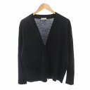【中古】ソブリン SOVEREIGN ユナイテッドアローズ UNITED ARROWS ニット カーディガン ウール 長袖 M 紺 ネイビー /HO△ 0331...