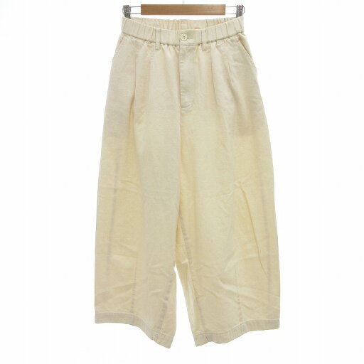 【中古】休日と詩 ボンボンパンツ ワイド イージー キナリ portom24050 /UO レディース 【ベクトル 古着】 250515 【中古】休日と詩 ボンボンパンツ ワイド イージー キナリ portom24050 /UO レディース 【ベクトル 古着】 250515