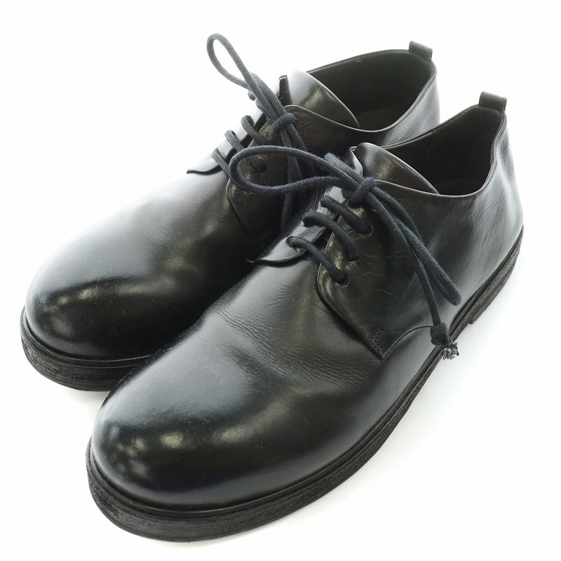 【中古】マルセル marsell ダービーシューズ 革靴 レザー 箱付き 42 27cm 黒 ブラック /MW メンズ 【ベクトル 古着】 250528のサムネイル