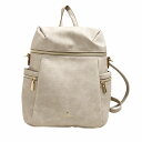 【中古】パサージュ ミニョン passage mignon 美品 リュックサック デイパック ゴールド金具 ベージュ レディース 【ベクトル 古着】 25031...