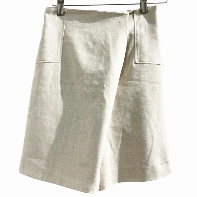 【中古】ジルスチュアート JILL STUART 美品 ハイウエストスカショーパン ハーフパンツ ショートパンツ ベージュ S レディース 【ベクトル 古着】 250402