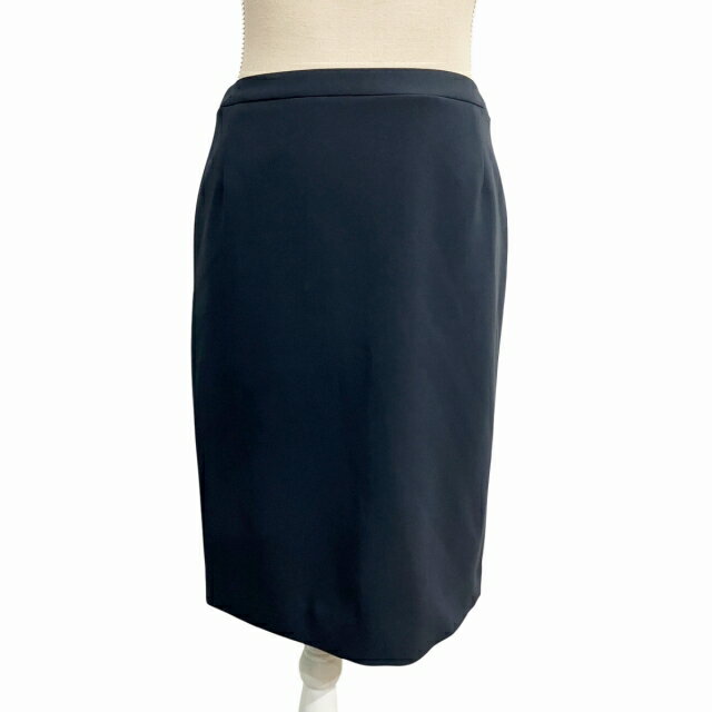 【中古】アンタイトル UNTITLED 美品 近年モデル ひざ丈 スカート 黒 ブラック 1 約S レディース 【ベクトル 古着】 250507