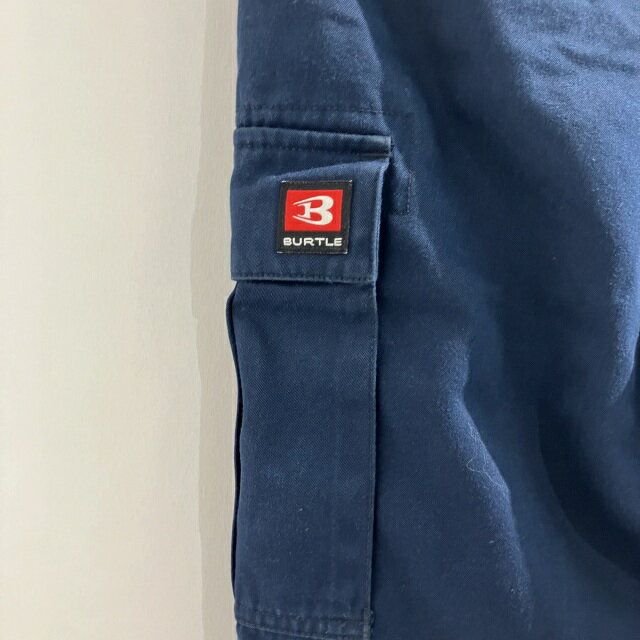 【中古】バートル BURTLE チノパン スラックス 紺 ネイビー W91 約L-XL ■MET1 メンズ 【ベクトル 古着】 250730
