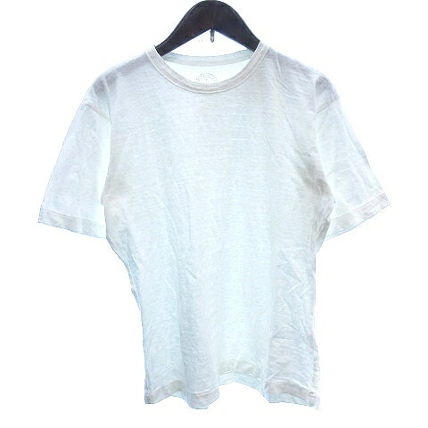 【中古】フォーティーファイブアールピーエム 45R 45rpm カットソー Tシャツ クルーネック 半袖 3 M 白 ホワイト /AU メンズ 【ベクトル 古着】 241111