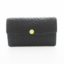 【中古】OP ハンドバッグ クラッチ ショルダー 3WAY オーストリッチ 慶弔用 黒 ブラック /UO ■GY18 レディース 【ベクトル 古着】 25040...