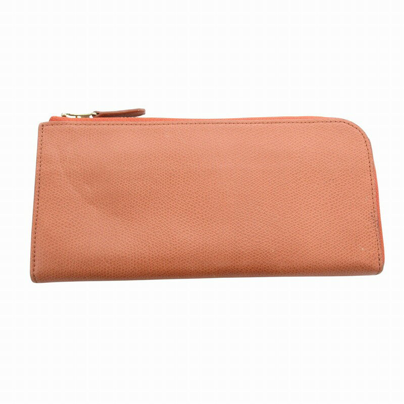 【中古】イビサ IBIZA 長財布 ウォレット L字ファスナー レザー 茶 ブラウン /FF■GY18 レディース 【ベクトル 古着】 250408