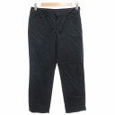 【中古】自由区 オンワード樫山 ストレッチパンツ スラックス ラメステッチ 38 紺 ネイビー /GV ■GY99 レディース 【ベクトル 古着】 250502