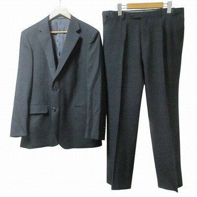 【中古】クリスチャンオラーニ CHRISTIAN ORANI スーツ セットアップ フォーマル シングル テーラード ジャケット 2B パンツ スラックス ウール AB6 黒 ブラック X メンズ 【ベクトル 古着】 250628 【中古】クリスチャンオラーニ CHRISTIAN ORANI スーツ セットアップ フォーマル シングル テーラード ジャケット 2B パンツ スラックス ウール AB6 黒 ブラック X メンズ 【ベクトル 古着】 250628