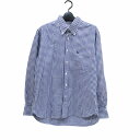 【中古】ケンコレクション KEN COLLECTION ボタンダウンシャツ BDシャツ 長袖 ギンガムチェック 紫 パープル L メンズ 【ベクトル 古着】 250714(4)