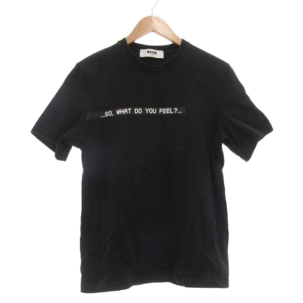 MSGM エムエスジーエム カジュアルシャツ XL 黒 【古着】【中古】【送料無料】 楽天市場】msgm 中古（Tシャツ・カットソー｜トップス）：メンズ