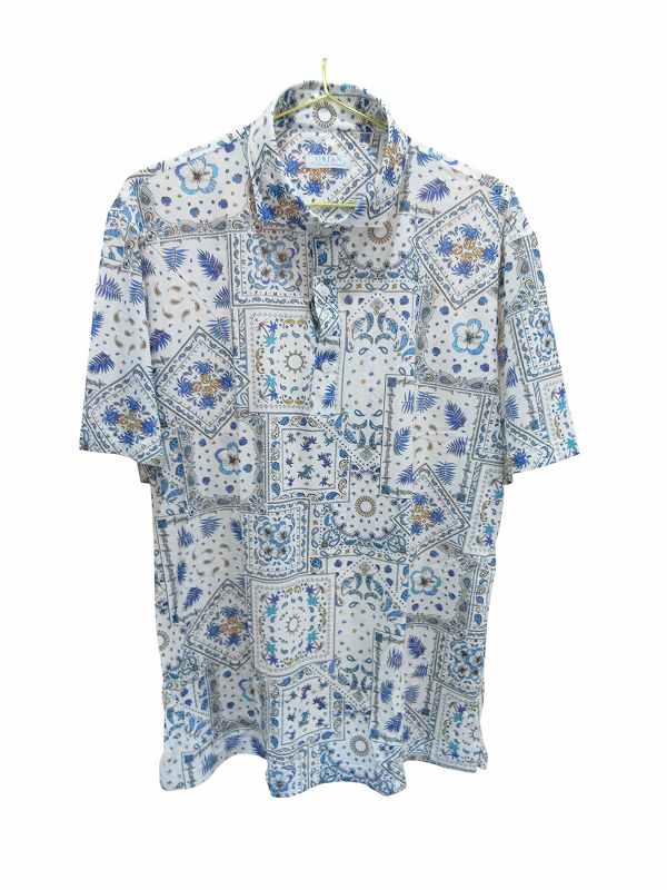 【中古】未使用品 オリアン ORIAN ポロシャツ 半袖ブルー メンズ 【ベクトル 古着】 260308
