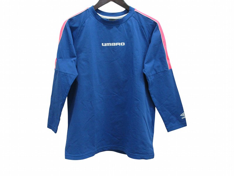 【中古】アンブロ UMBRO トップス キッズ 男の子 長袖 フィールテック 160 キッズ 【ベクトル 古着】 260505ブランドアンブロ UMBRO表記サイズ160実寸サイズ身幅：49cm　着丈：61cm　ゆき丈：68cm　　素材ポリエステル100色ブルー状態この商品には下記のようなダメージがあります。 ・前身頃にシミと汚れがございます ※全体的に中古品としての使用感と上記のようなダメージがありますが、通常使用には支障のない商品です。掲載写真や記載内容をご確認いただき、ご理解の上ご購入ください。備考株式会社デサント商品のお問い合わせの回答を休止しております。＊各商品ページの商品詳細等をご確認の上ご購入ください。【中古】アンブロ UMBRO トップス キッズ 男の子 長袖 フィールテック 160 キッズ 【ベクトル 古着】 260505状態ランク　”B”詳細については、下記および「状態ランクについて」ページをご覧ください。未使用・新品の商品ほぼ新品同様の商品使用感が少なく、かなり状態の良い商品使用感はあるが、傷や汚れの少ない商品使用感の他、傷や汚れが見られる商品かなり大きな傷みがある難あり商品※S〜CランクはUSED品となりますので、使用感をご理解の上でご入札下さい。状態ランクについてinformationブランドアンブロ UMBRO表記サイズ160実寸サイズ身幅：49cm　着丈：61cm　ゆき丈：68cm　　素材ポリエステル100色ブルー状態この商品には下記のようなダメージがあります。 ・前身頃にシミと汚れがございます ※全体的に中古品としての使用感と上記のようなダメージがありますが、通常使用には支障のない商品です。掲載写真や記載内容をご確認いただき、ご理解の上ご購入ください。備考株式会社デサント商品のお問い合わせの回答を休止しております。＊各商品ページの商品詳細等をご確認の上ご購入ください。本商品は一点物です他サイトや店舗にて販売している商品です。多少のお時間差にて欠品になることもございます。予めご了承頂ますようお願い致します。ベクトル・サイズガイドはこちらこの商品と同じブランドの商品を見る