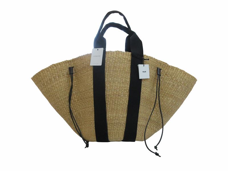 【中古】未使用品 ムーニュ MUUN かごバッグ MAXI SO 2WAY 手編み レディース 【ベクトル 古着】 260507