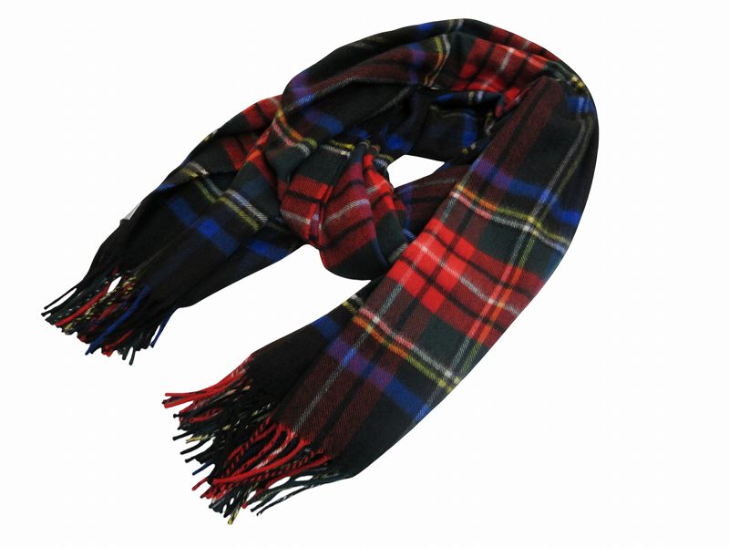 【中古】未使用品 ジョンストンズオブエルガン Johnstons of Elgin マフラー チェ...