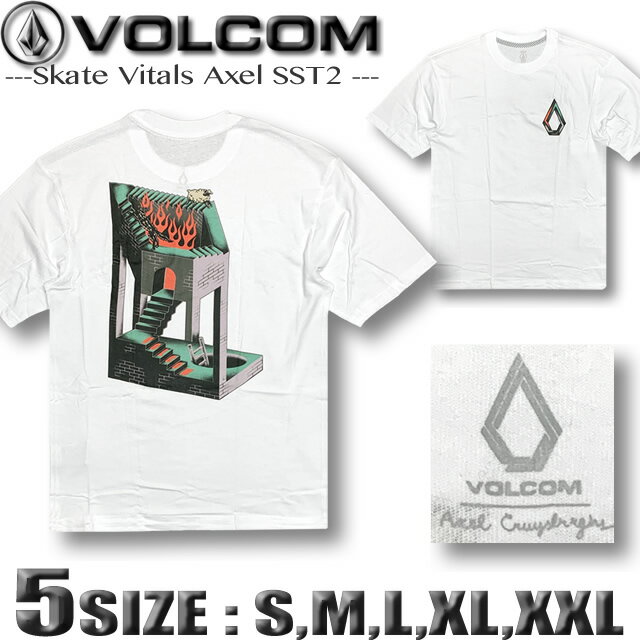 ボルコム Tシャツ メンズ 半袖 VOLCOM ヴォルコム サーフブランド スノボ スケボー アジアンフィット大きいサイズ S M L XL XXL 3Lサイズ AF012306