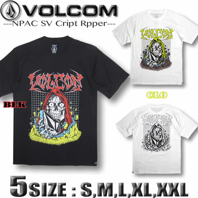 ボルコム Tシャツ メンズ 半袖 VOLCOM バックプリント ヴォルコム サーフブランド アウトレット スノボ スケボー 大きいサイズブラック 黒 ホワイト 白 AF212203