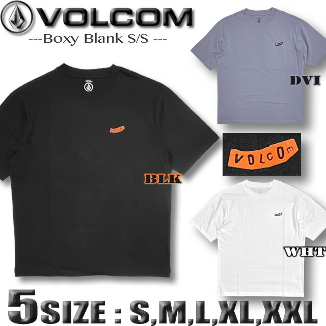 VOLCOM ボルコム メンズ Tシャツ 半袖 サーフブランド アウトレット スノボ スケボー ヴォルコム BOXY FIT オーバーサイズ ドロップショルダーブラック黒 ホワイト 白 大きいサイズ S M L XL XXL 3Lサイズ AF312302