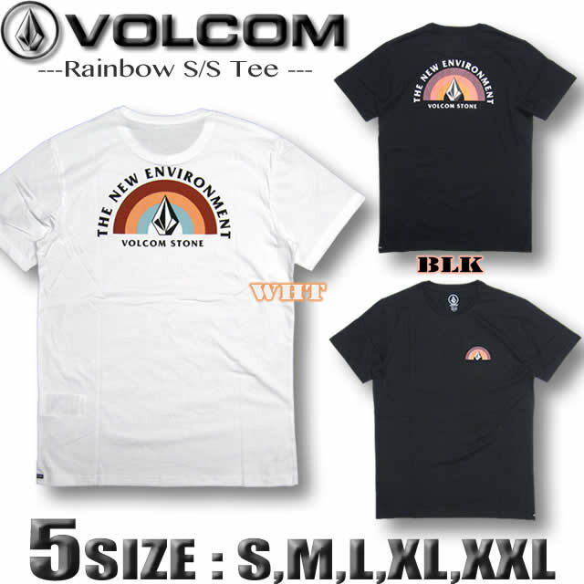 ボルコム Tシャツ メンズ 半袖 VOLCOM サーフブランド アウトレット スノボ スケボー ヴォルコム サーフブランド アウトレット 【あす楽対応】ブラック黒 ホワイト 白 大きいサイズ S M L XL XXL 3Lサイズ AF742007