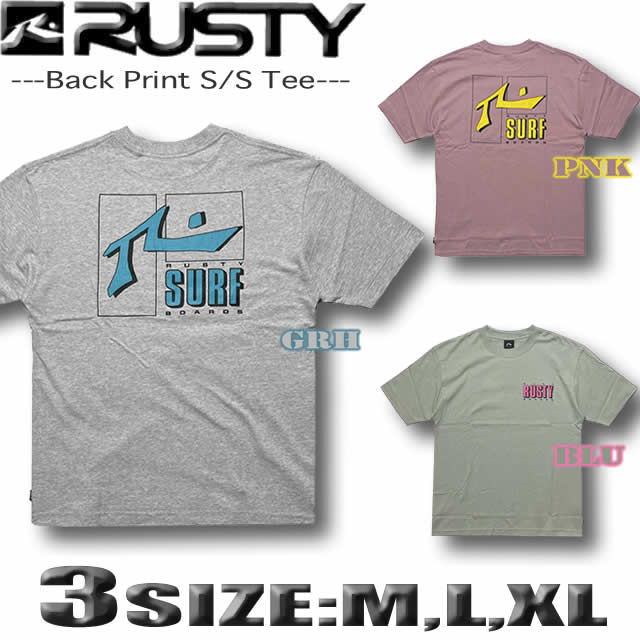 ラスティ Tシャツ メンズ 半袖 RUSTY サーフブランド ドロップショルダー ワイドシルエット UVカット 【あす楽対応】【翌日配達可能なメール便対応】912500