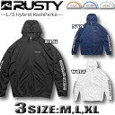 【最短翌日配達】 ラッシュガード メンズ サーフブランド パーカー 長袖 RUSTY ラスティー ストレッチ 吸汗 速乾 UVカット 【あす楽対応】914468