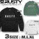 RUSTY ラスティー メンズ 水陸両用 ロンT シャツ 長袖Tシャツ ラッシュガード ロングスリーブ サーフブランド 【あす楽対応】 933070