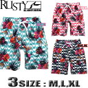 サーフパンツ メンズ RUSTY ラスティー 水着 インナー付き ストレッチ ボードショーツ サーフブランド ゴムウエストトランクス 海パ【翌日配達可能なメール便対応】 ン【あす楽対応】 919426