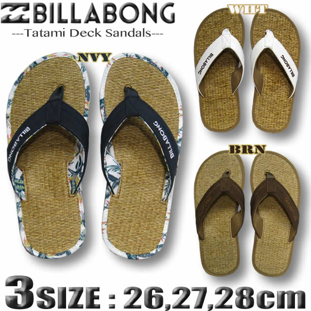 ビラボン 畳 ビーチサンダル ビーサン メンズ BILLABONG サーフブランド TATAMI【あす楽対応】BB011-960