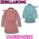 【最短翌日配達】 ビラボン レディース BILLABONG シャツワンピース サーフブランド アウトレット 【あす楽対応】AE014-355