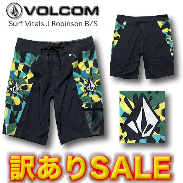 【32のみ 訳ありSALE/定価10120円→5999円】VOLCOM ボルコム メンズ ボードショーツ サーフパンツ サーフブランド アウトレット 水着 トランクス 海パン ストレッチ【あす楽対応】A0822207