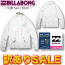 【Mサイズのみ 訳ありSALE/定価8030円→4400円】レディース ラッシュガード ビラボン BILLABONG 水着 長袖 ジップアップ ハイネック ラッシュ サーフブランド UVカット サーフィン 紫外線対策 あす楽対応 ネコポス便対応 AH013-866 1