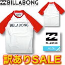 【130サイズのみ 訳ありSALE/定価6050円→3300円】ビラボン キッズ 水着 ラッシュガード BILLABONG 子供服 男の子 アウトレット サーフブランド 90,130,140,150【あす楽対応】AH015-850