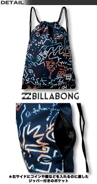 ビラボン リュック ナップサック BILLABONG バックパック プールバッグ 12リットル サーフブランド アウトレット 【あす楽対応】 AJ011-906