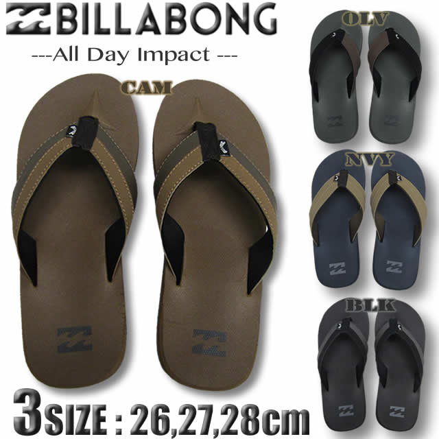 ビラボン ビーチサンダル ビーサン サンダル 痛くない BILLABONG メンズ サーフブランド 【あす楽対応】26cm,27cm,28cm BC011-893