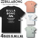 【最短翌日配達】【2025年夏】 ビラボン BILLABONG Tシャツ メンズ 半袖 Tシャツ サーフブランド USAコットン天竺 レギュラーフィット BF01A-203