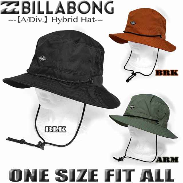 ビラボン BILLABONG メンズ 水陸両用 サーフハット ビーチハット 帽子 UVハット サーフブランド【あす楽対応】【翌日配達可能なメール便対応】【紫外線対策】BC011-912