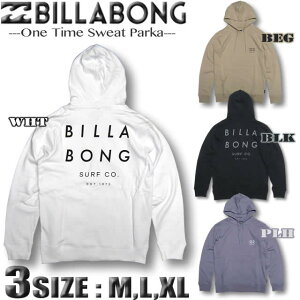 ビラボン パーカー メンズ BILLABONG バックプリント スウェット サーフブランド 【あす楽対応】BA012-014