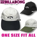 【最短翌日配達】 ビラボン キャップ レディース コットン BILLABONG 帽子 ARCH LOGO CAP【あす楽対応】BE013-911