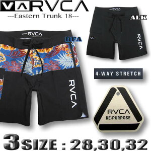 RVCA ルーカ ルカ サーフパンツ メンズ ボードショーツ ストレッチ 水着 サーフブランド 18インチ 海パン サーフトランクス BB041-509