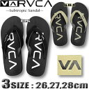 【最短翌日配達】 ルーカ メンズ ビーチサンダル ビーサン ルカ RVCA サーフブランド 海水浴 プール アウトレット セール 痛くない 【あす楽対応】BE04A-961