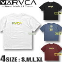 【最短翌日配達】【2025年夏】 ルーカ ルカ Tシャツ 半袖 メンズ サーフブランド RVCA スケボー ワイド ブッグシルエット STONE WASH SS【あす楽対応】BF04A-203