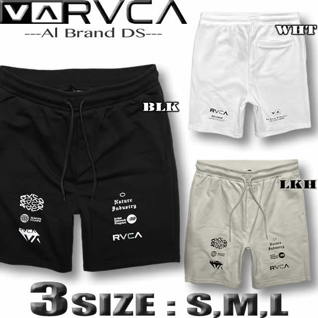 樂天商城 - 【最短翌日配達】 RVCA ルーカ ルカ メンズ ハーフパンツ ショートパンツ スウェットパンツ サーフブランド アウトレット 【あす楽対応】BF04A-P66