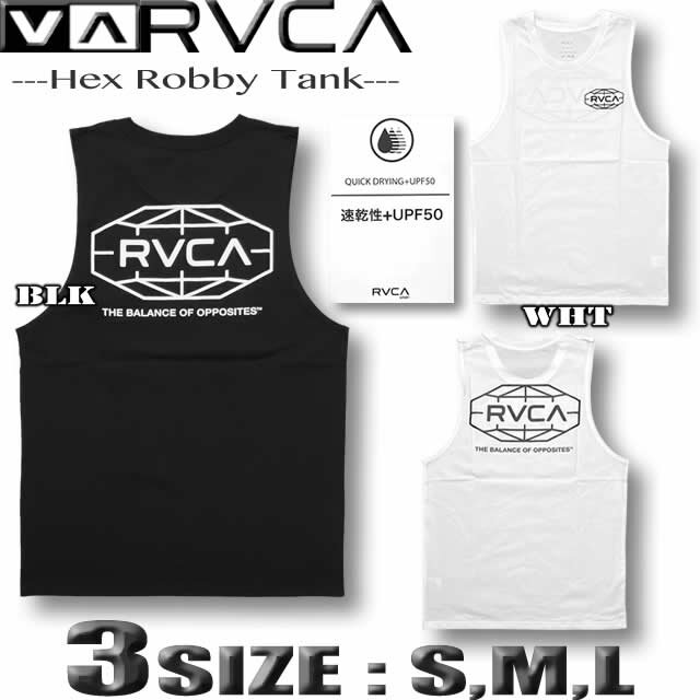 樂天商城 - 【最短翌日配達】 RVCA ルーカ メンズ ラッシュガード タンクトップ 水着 ルカ スポーツ サーフT 速乾 UPF50 サーフブランド 筋トレ フィットネス ヨガ トレーニング 【あす楽対応】BF04A-P88